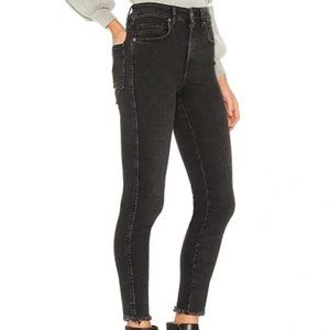 Free People We the Free Raw Hem High Rise Skinny Jeans